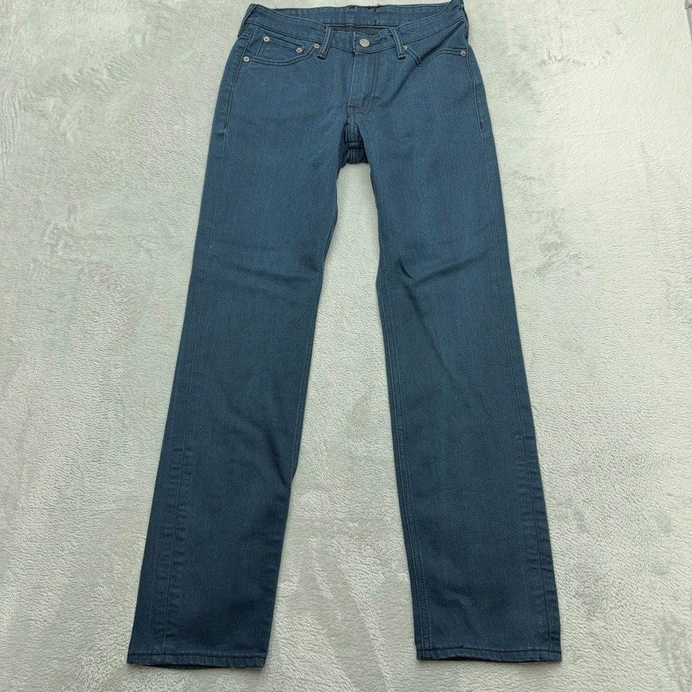 Levi's Commuter Jeans Mens 30x32 Dark Teal 511 Slim Fit Stretch Denim Pants